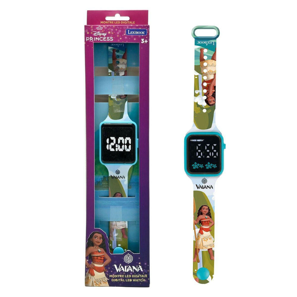 Disney Moana Vaiana Digital LED-klocka