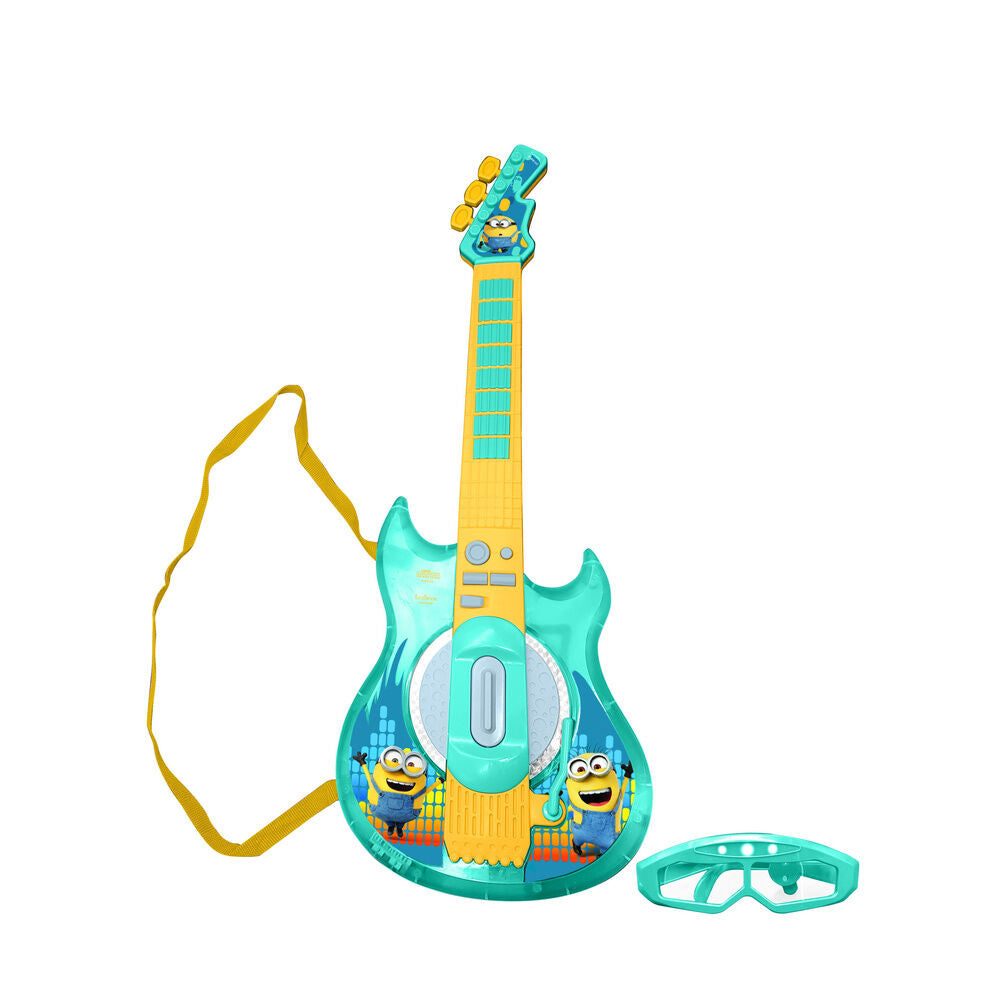 Minions Elektrisk Gitarr med Mikrofon