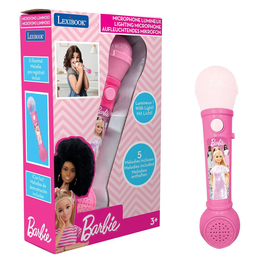 Barbie Illuminated Microphone - Ljus och Musik för unga Stjärnor