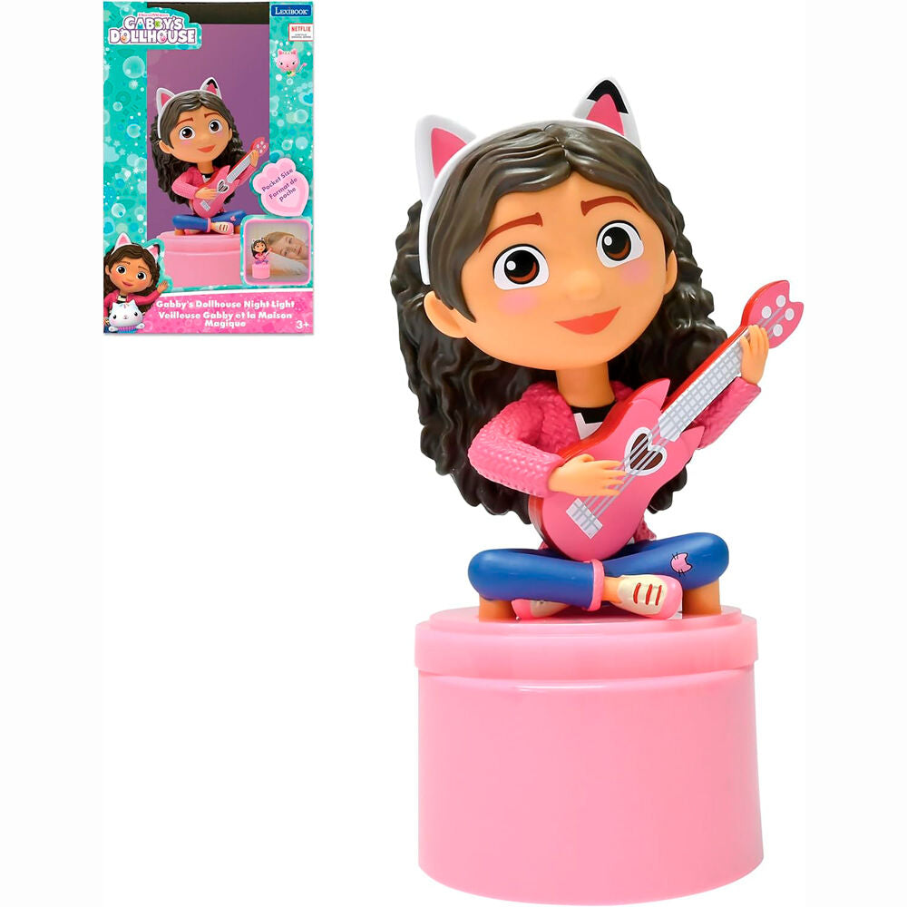 Gabbys Dockhus 3D Nattlampa