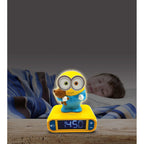 Minions 3D Nattlampa Väckarklocka