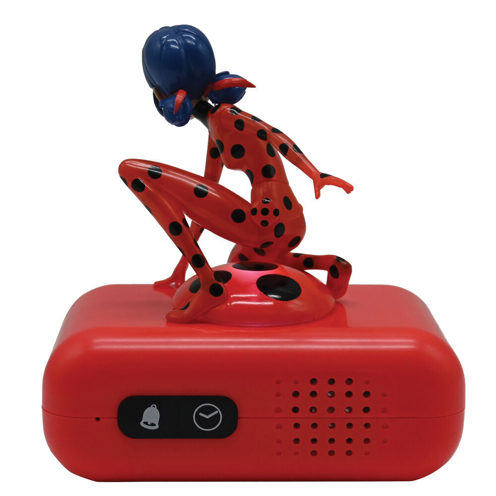 Miraculous Ladybug 3D Nattlampa Alarmklocka
