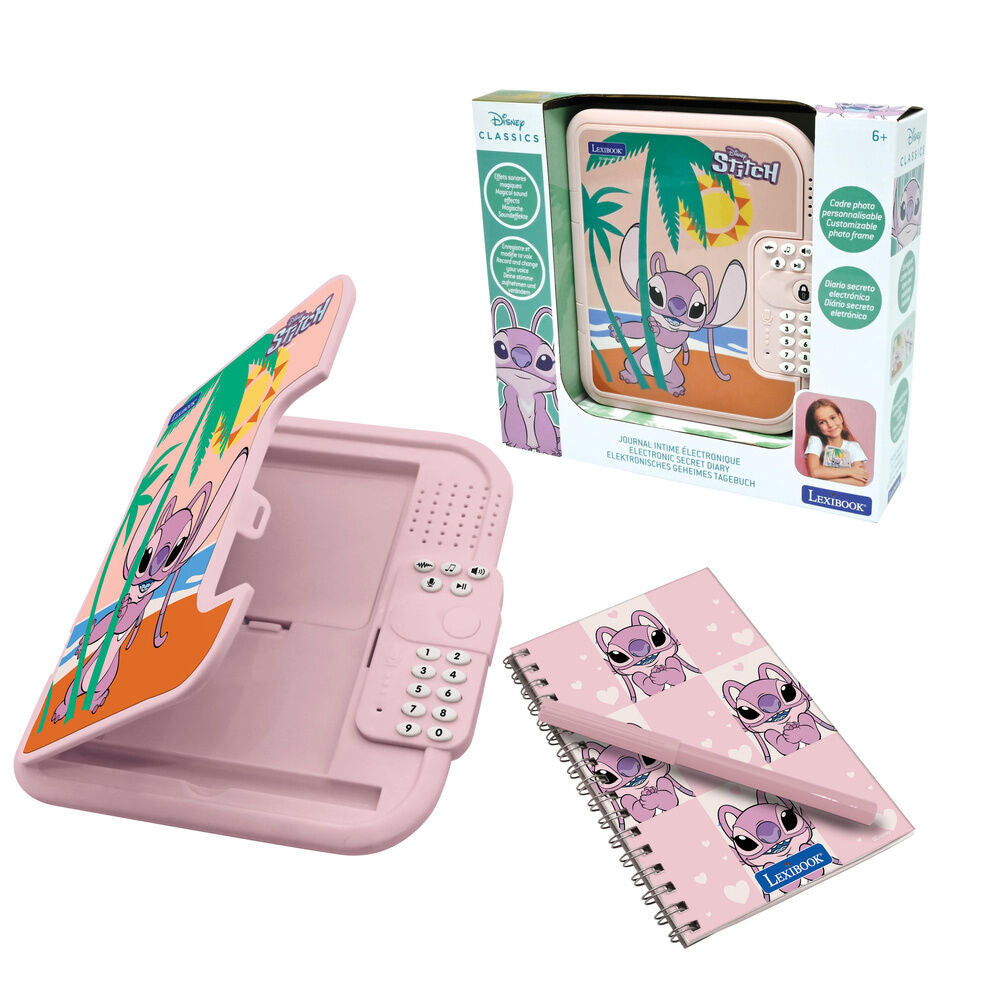 Disney Stitch Angel Elektronisk Journal – Säker och Rolig