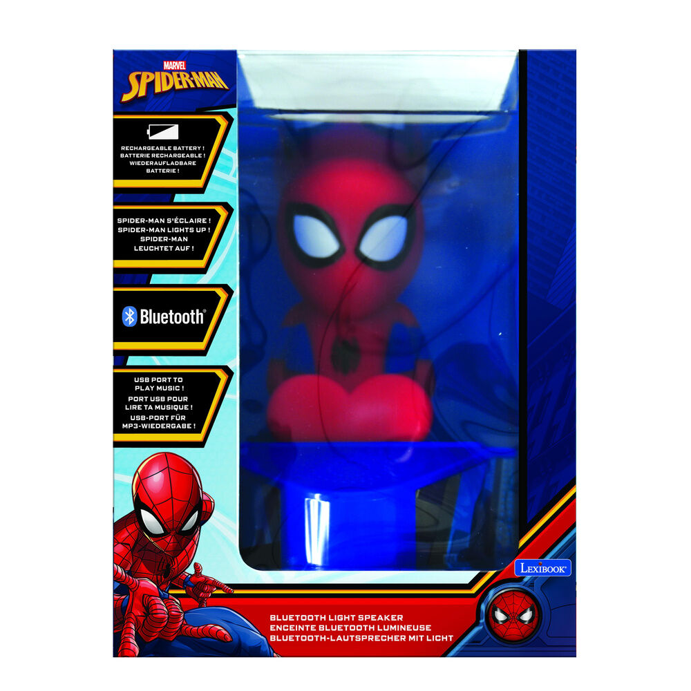 Marvel Spiderman Bluetooth Högtalare Ljusfigur