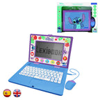 Disney Stitch Bilingual Educational Laptop