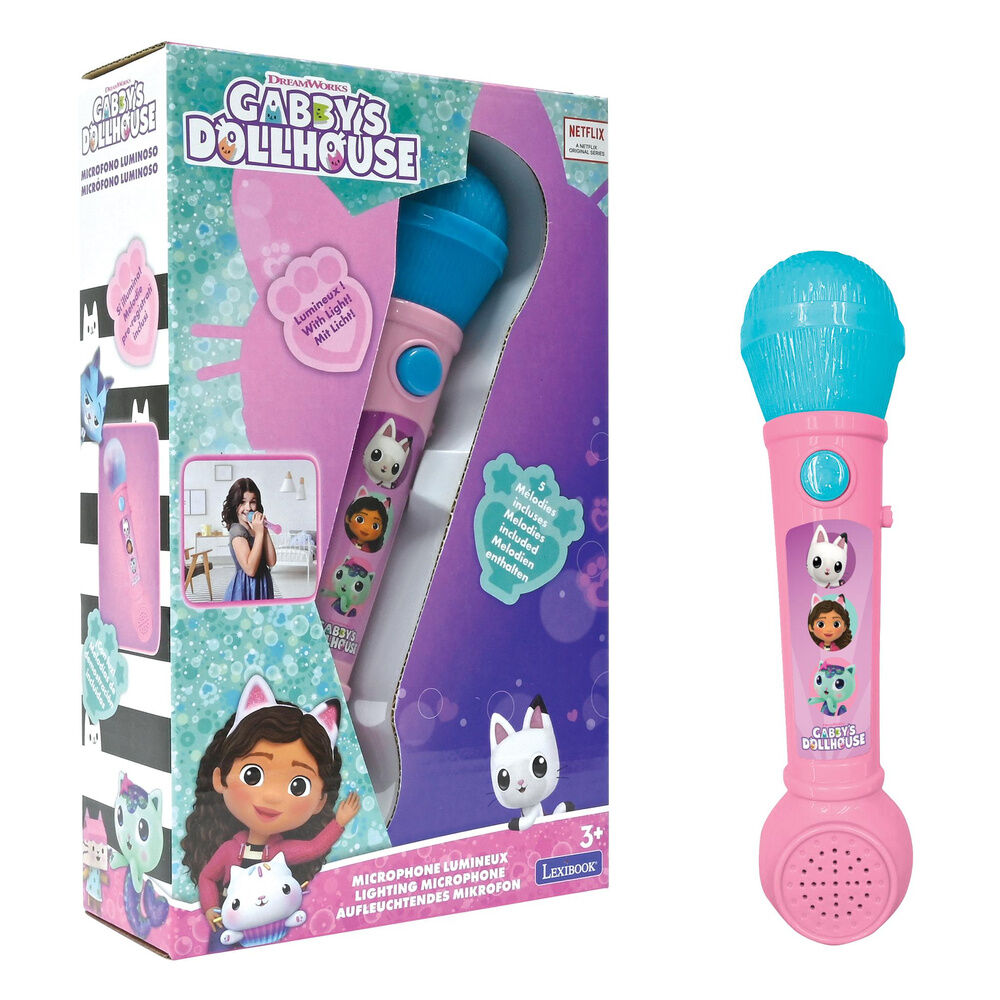 Gabbys Dollhouse Illuminated Microphone