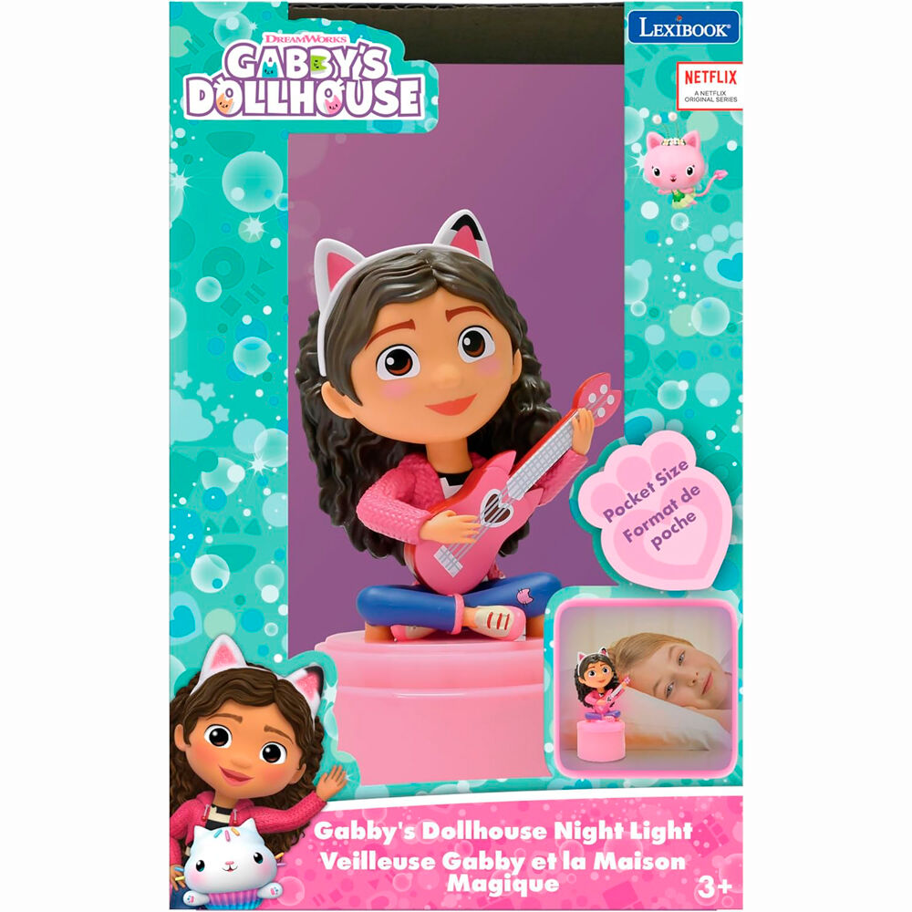 Gabbys Dockhus 3D Nattlampa