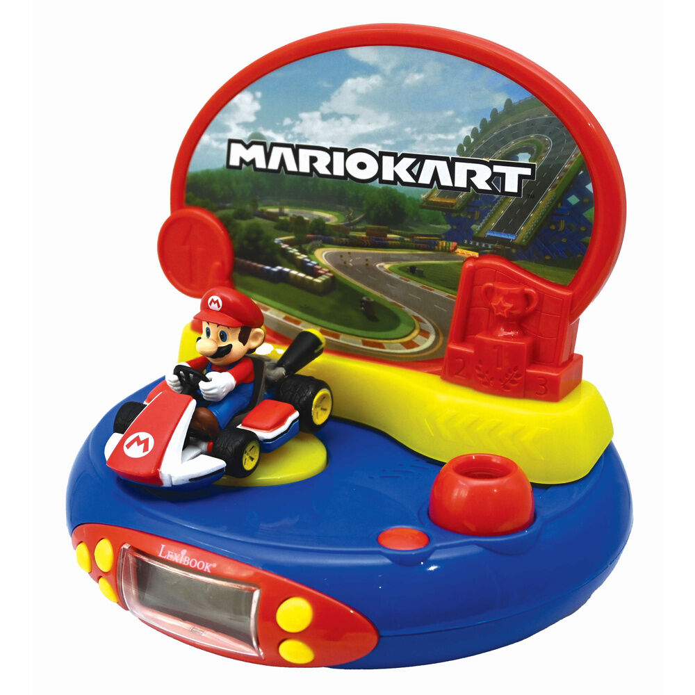 Nintendo Mario Kart 3D Projektor Väckarklocka