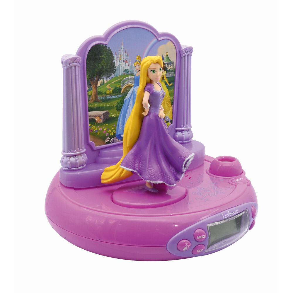 Disney Princess Rapunzel 3D Projektor Väckarklocka
