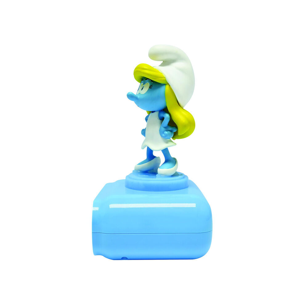 The Smurfs Smurfette 3D Nattlampa Väckarklocka