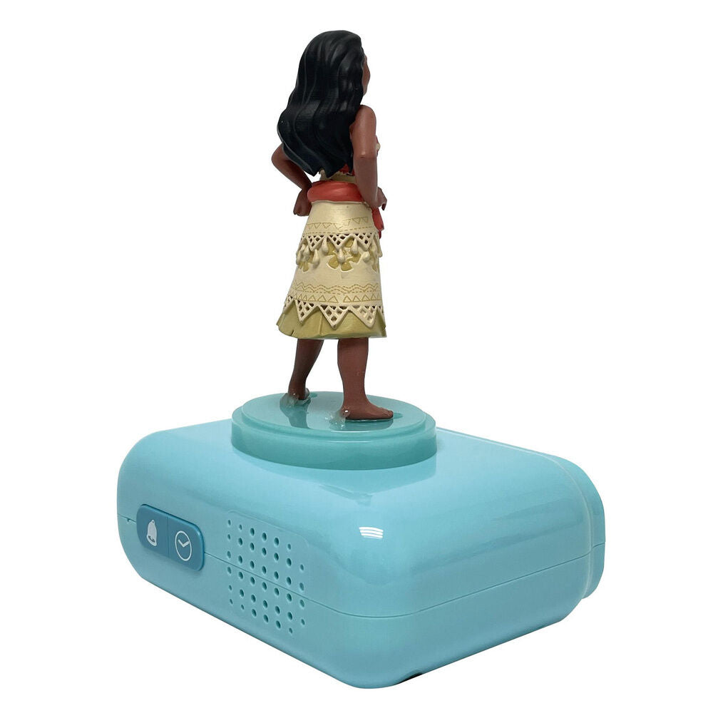 Disney Moana Vaiana 3D Nattlampa Väggklocka