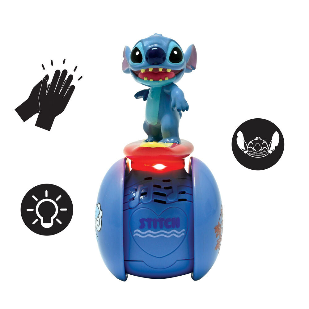 Disney Stitch Tumbling Surfer Robot
