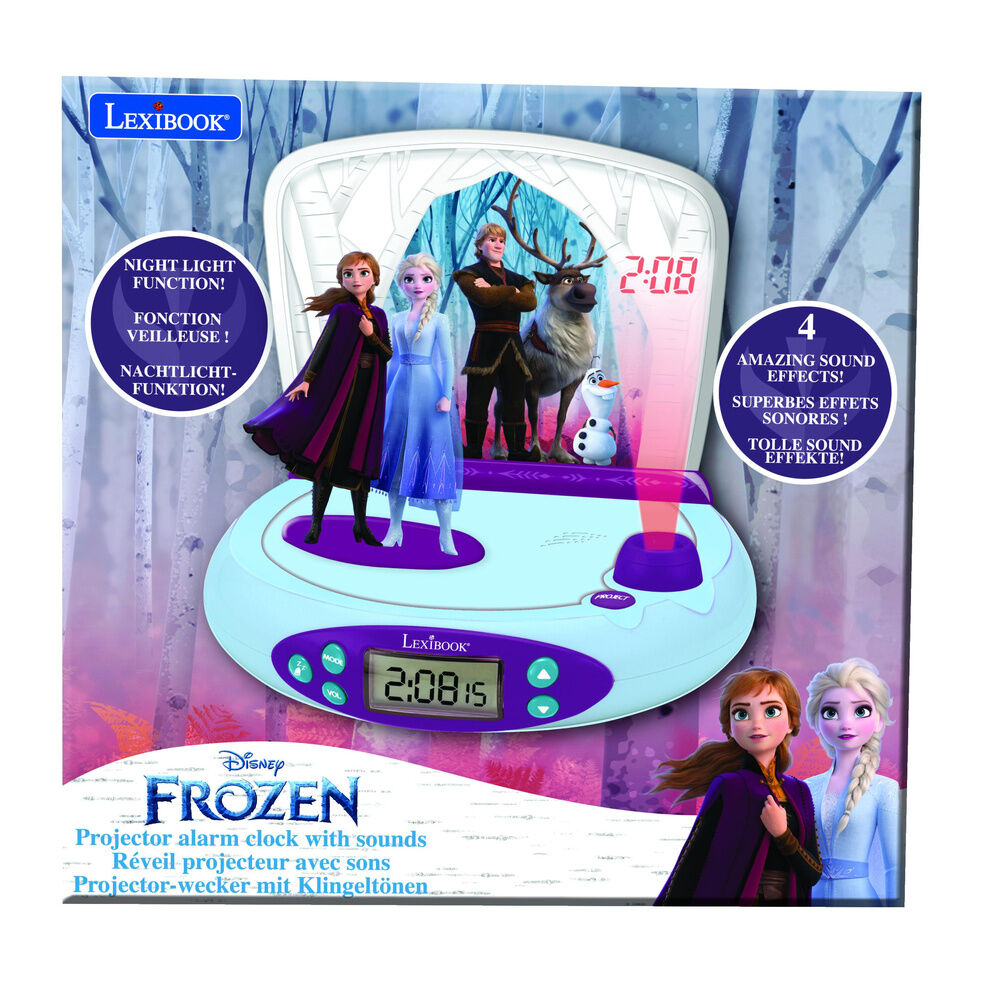 Disney Frozen 3D Projektor Väckarklocka