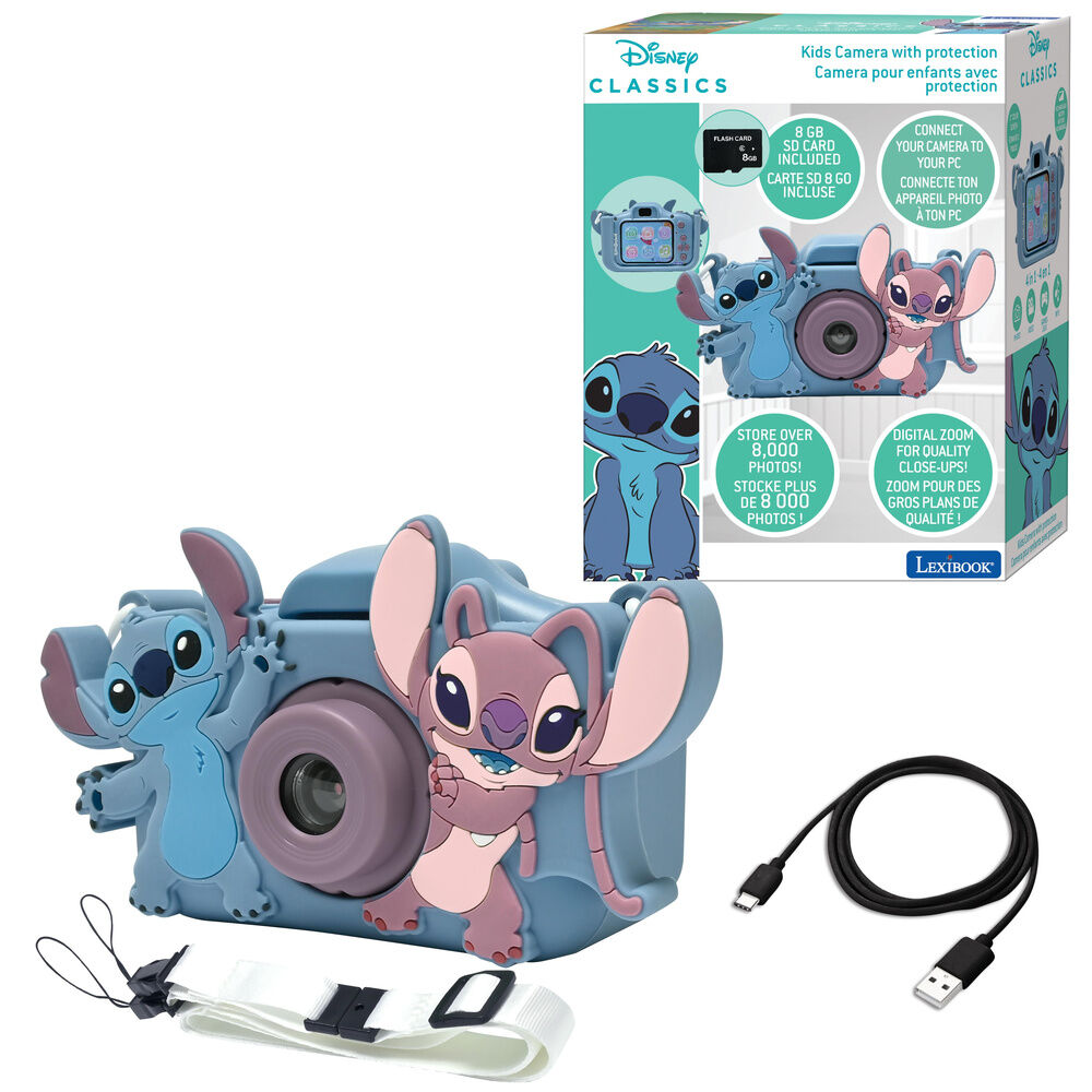 Disney Stitch & Angel Digitalkamera med Skydd