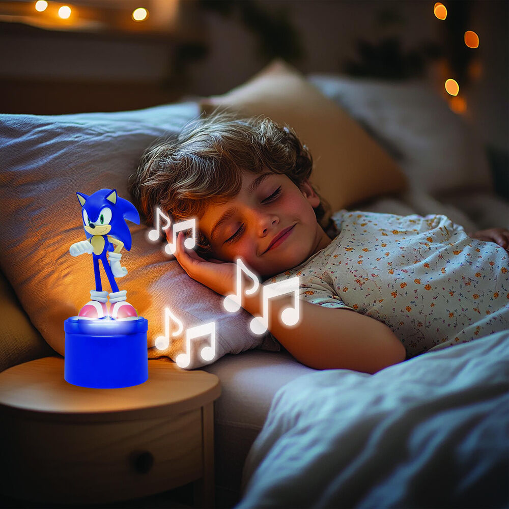 Sonic the Hedgehog Nattlampa med Högtalare