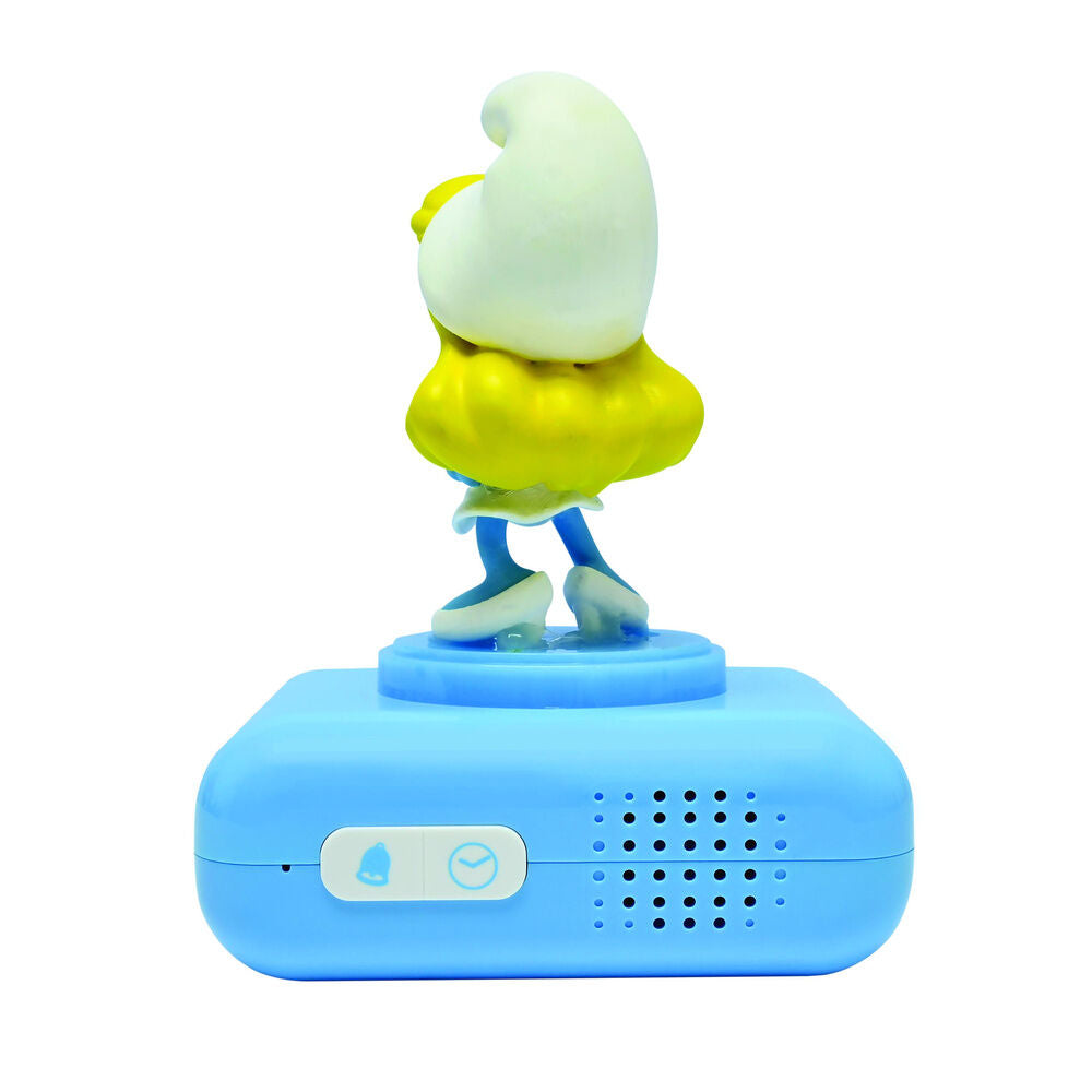 The Smurfs Smurfette 3D Nattlampa Väckarklocka