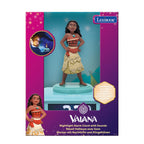 Disney Moana Vaiana 3D Nattlampa Väggklocka