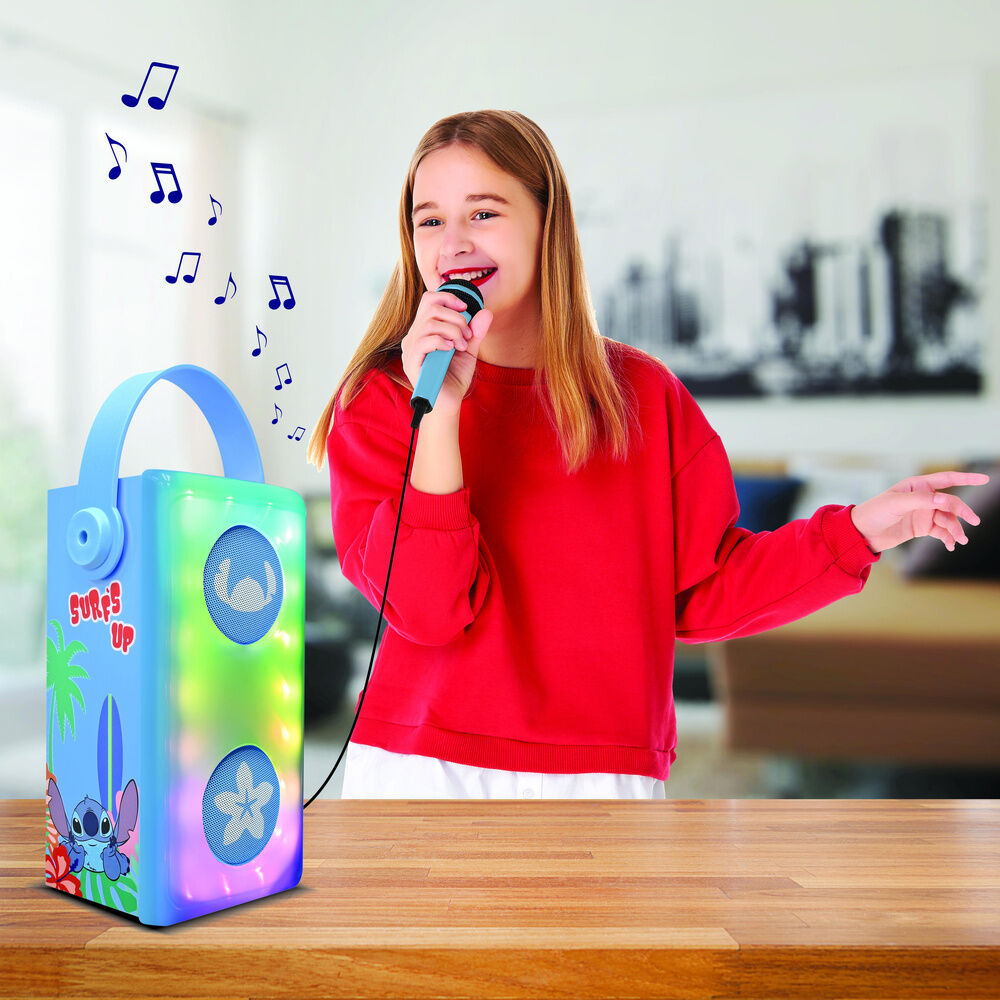 Disney Stitch Illuminated Bluetooth Högtalare med Mikrofon