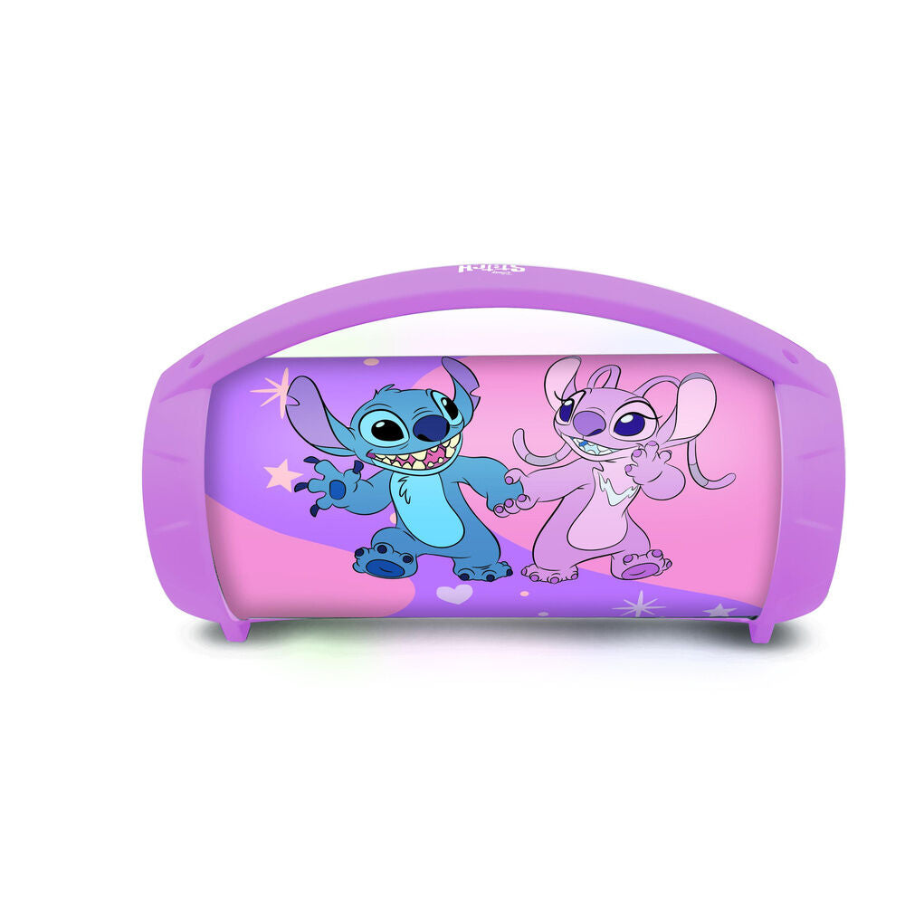 Disney Stitch Angel Illuminated Bluetooth Högtalare + Mikrofon