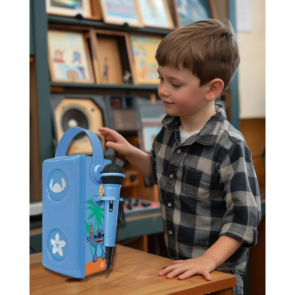 Disney Stitch Illuminated Bluetooth Högtalare med Mikrofon