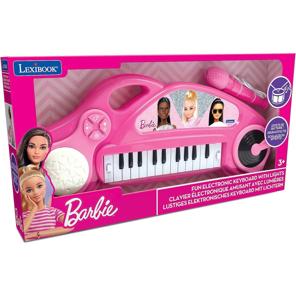 Barbie Elektroniskt Piano - Färgglad Musikupplevelse för Barn