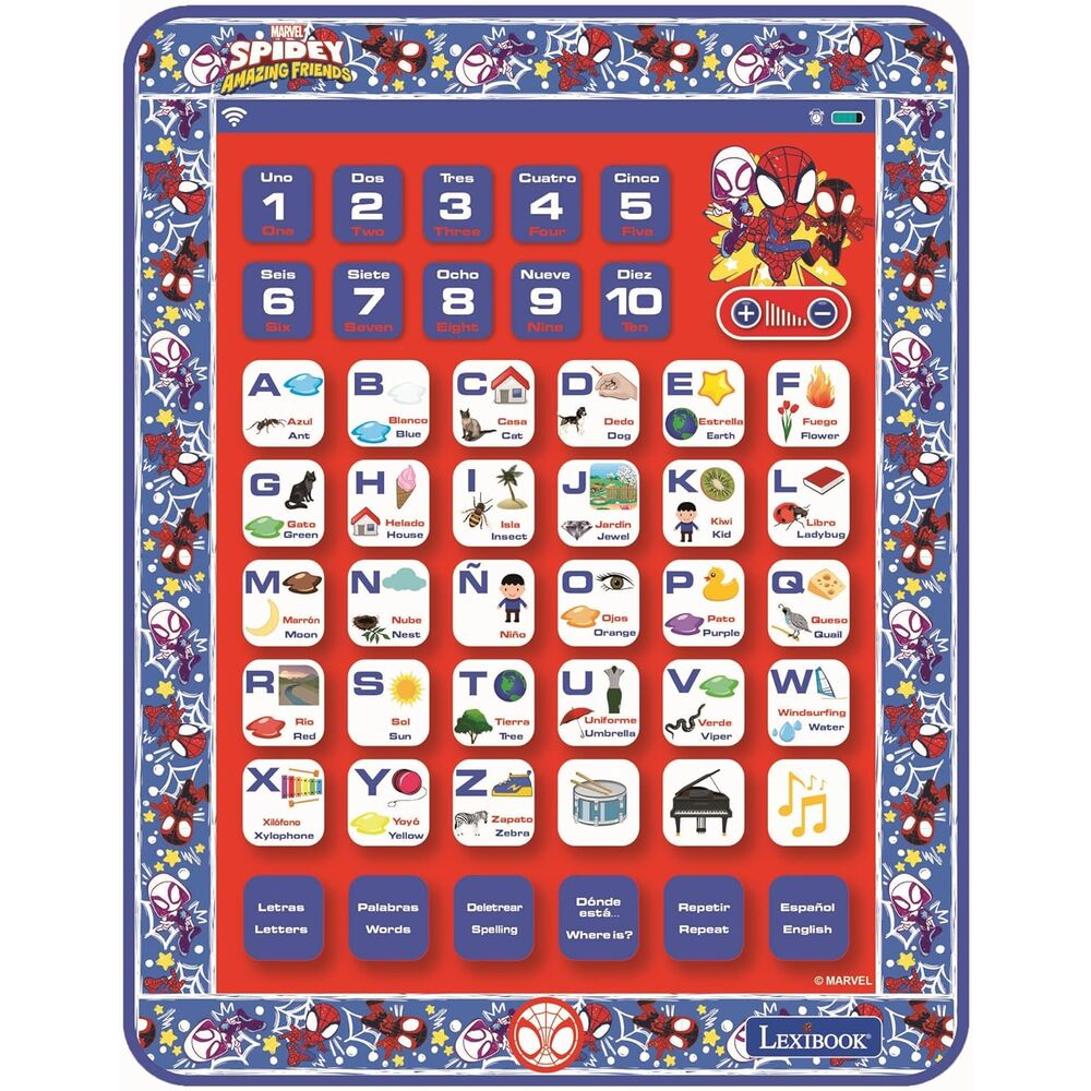 Marvel Spidey Bilingual Talande Utbildningstablett