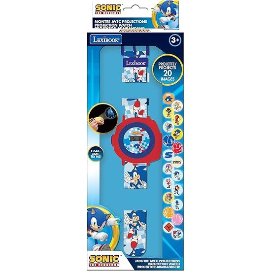 Sonic The Hedgehog Digitalt Armbandsur med Projektioner