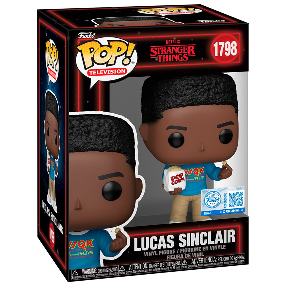 POP-figur Stranger Things 5 Lucas Sinclair Exclusive