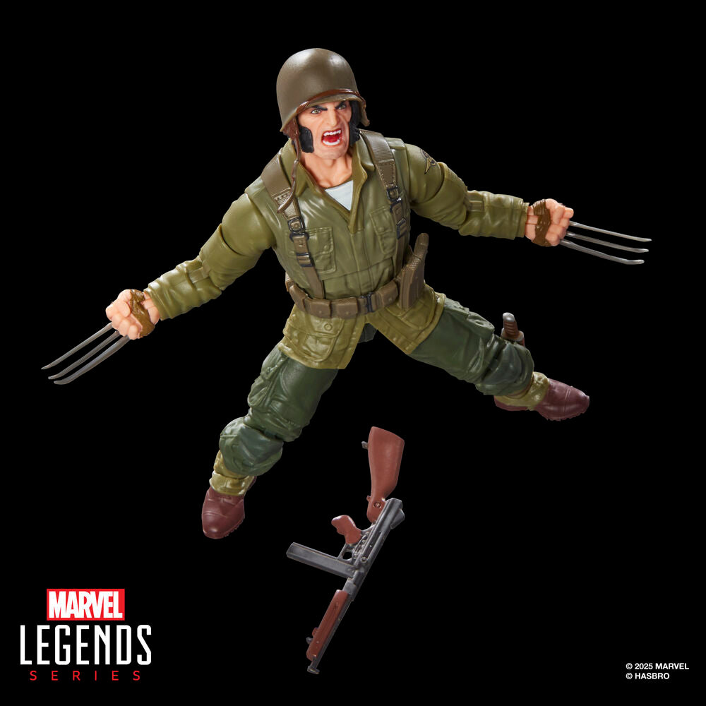 Marvel Legends Series Wolverine Wwil Logan Figur 15cm