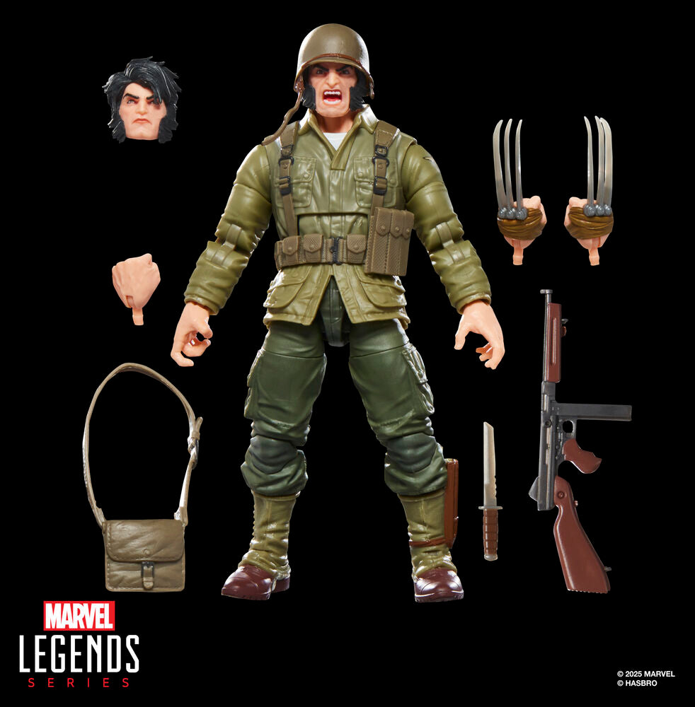 Marvel Legends Series Wolverine Wwil Logan Figur 15cm