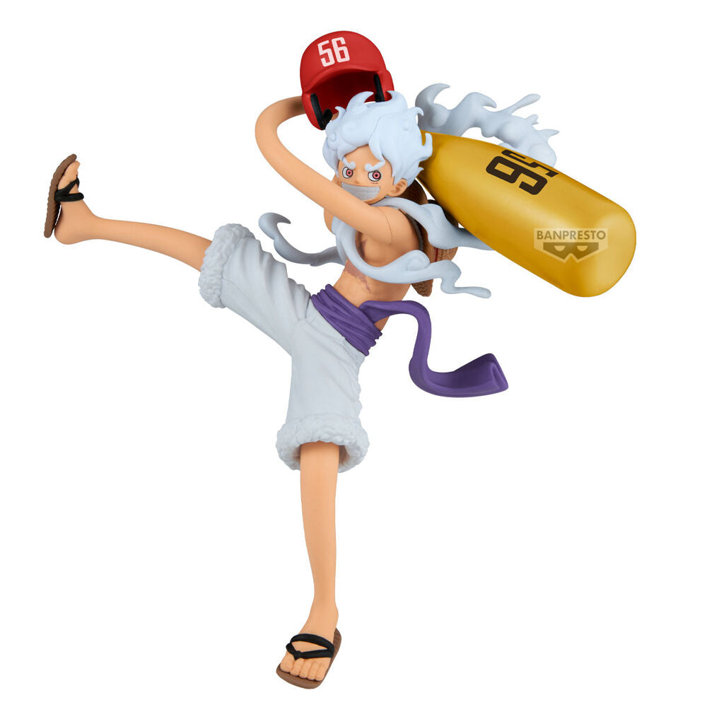 One Piece Monkey D. Luffy Gear 5 Battle Record Figur 17cm