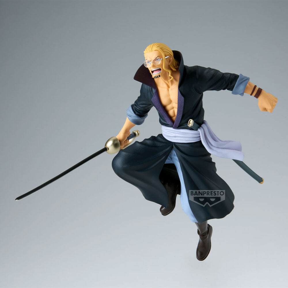 One Piece Silvers Rayleigh Battle Record Figur 16 cm