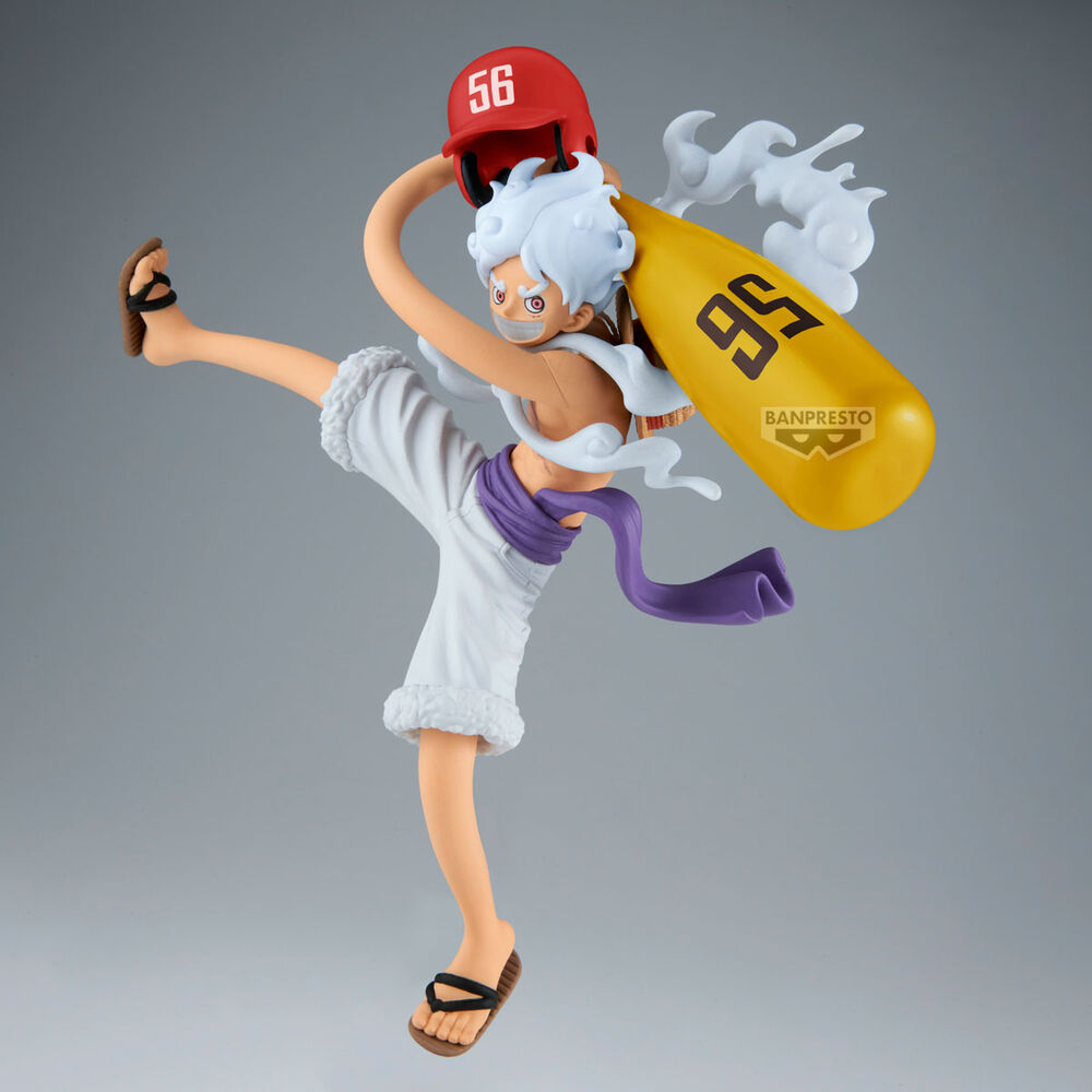 One Piece Monkey D. Luffy Gear 5 Battle Record Figur 17cm