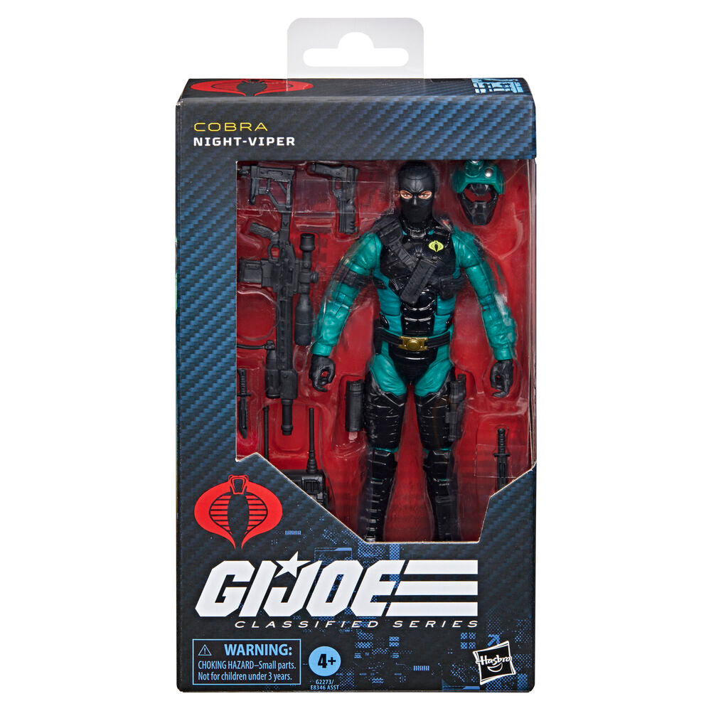 G.I. Joe Classified Series Cobra Night-Viper Figur 15 cm