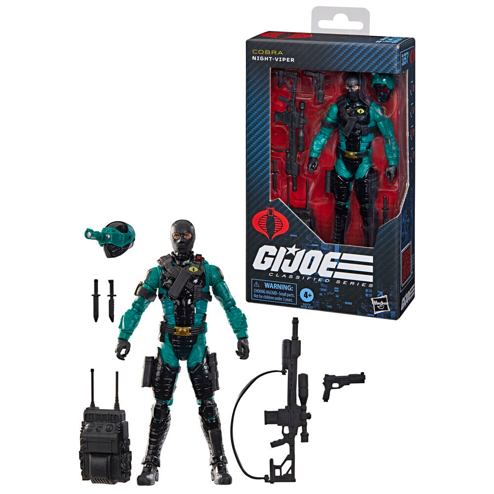 G.I. Joe Classified Series Cobra Night-Viper Figur 15 cm