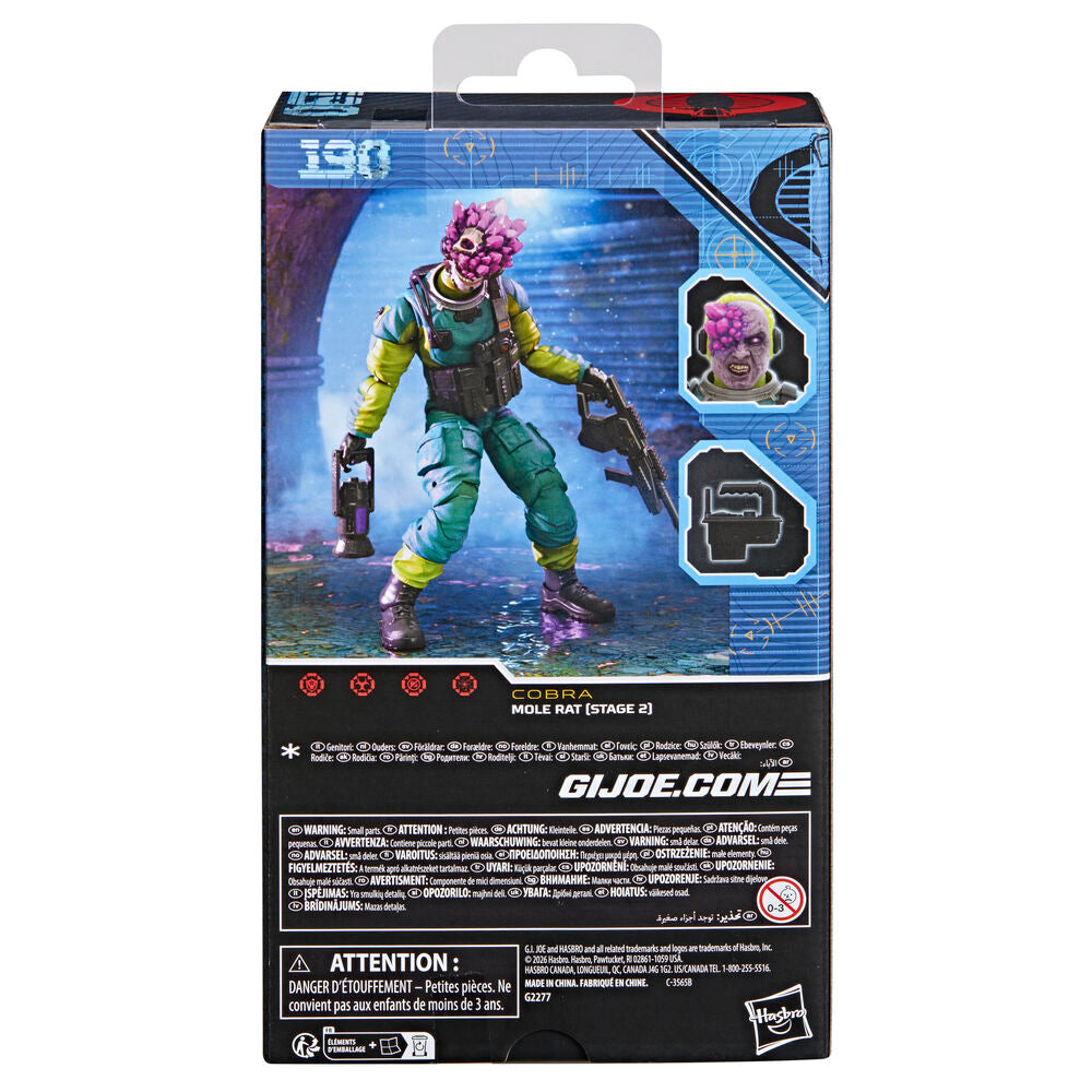 G.I. Joe Classified Series Cobra Mole Rat Stage 2 Figur 15cm