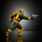 Masters of the Universe x Transformers Bumblebee Armor Man-At-Arms Figur 14 cm