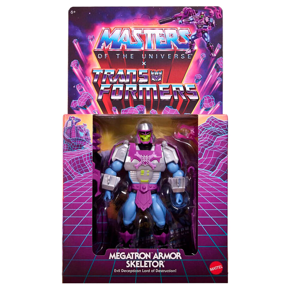 Masters of the Universe x Transformers Megatron Armor Skeletor Figur 14cm