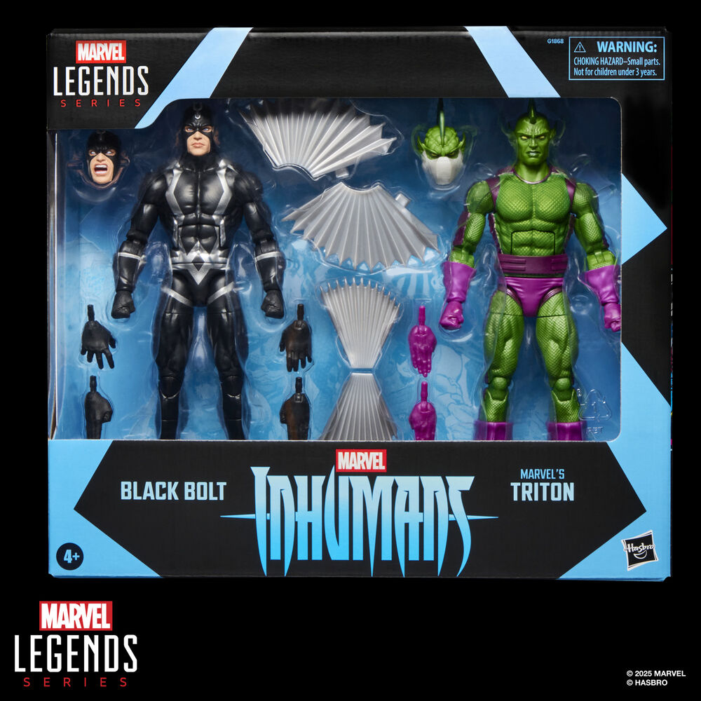 Marvel Legends Series Inhumans Black Bolt & Triton set - 15 cm figurer