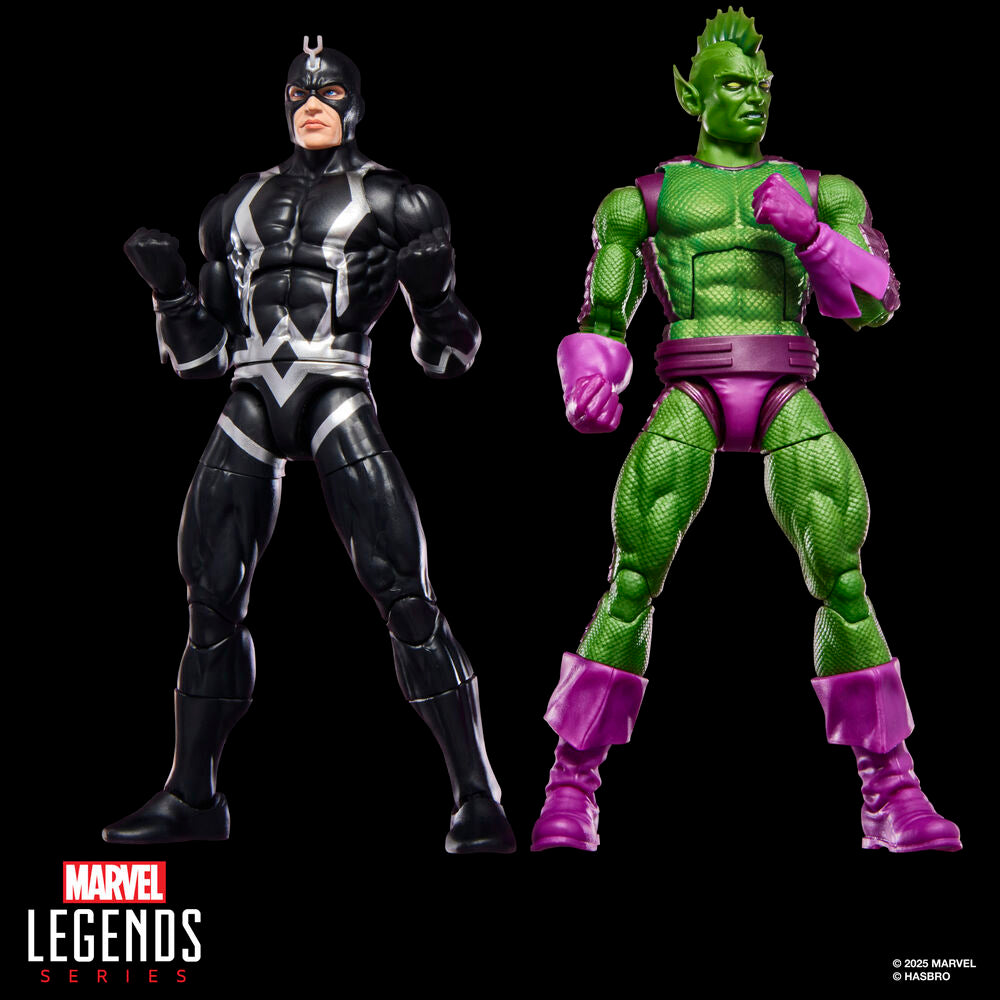 Marvel Legends Series Inhumans Black Bolt & Triton set - 15 cm figurer