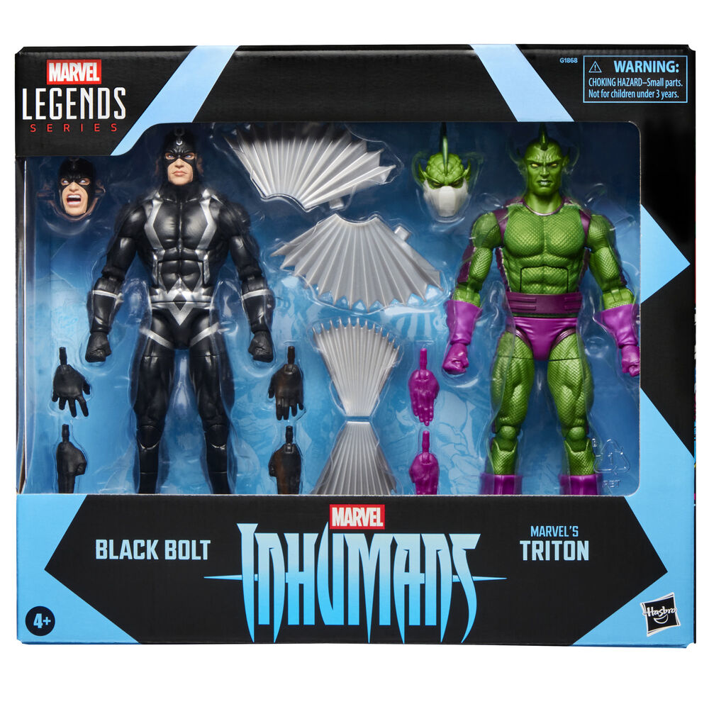 Marvel Legends Series Inhumans Black Bolt & Triton set - 15 cm figurer