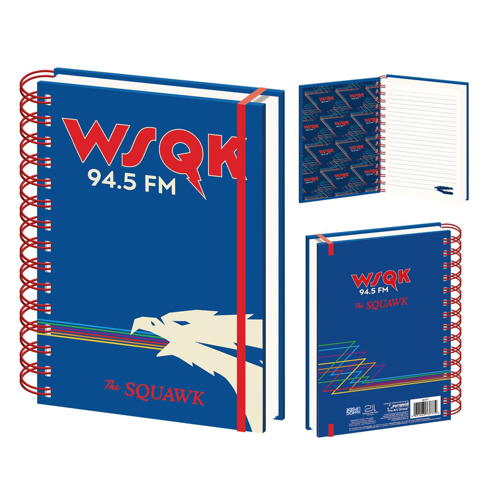 Stranger Things 5 WSQK A5 Anteckningsblock