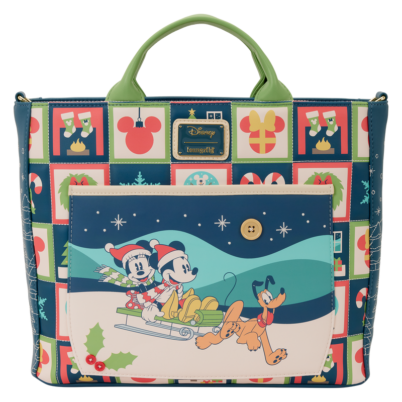 Loungefly Disney Mickey & Minnie Holiday Bag Ryggsäck