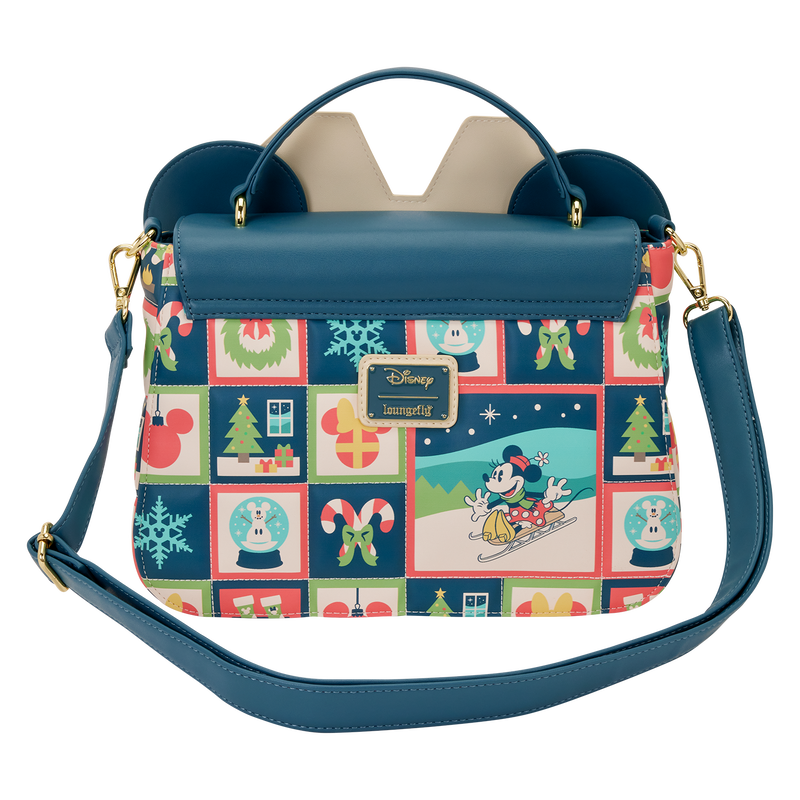 Loungefly Disney Mickey Holiday Axelremsväska