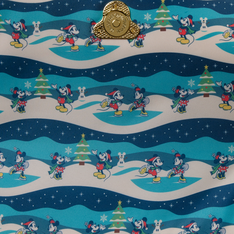 Loungefly Disney Mickey Holiday Axelremsväska