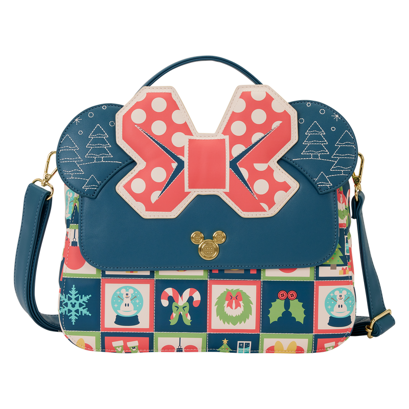 Loungefly Disney Mickey Holiday Axelremsväska