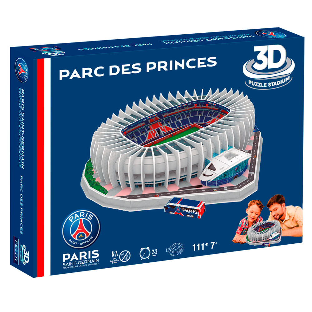 Paris Saint-Germain Princes Park Stadium 3D pussel 111 delar