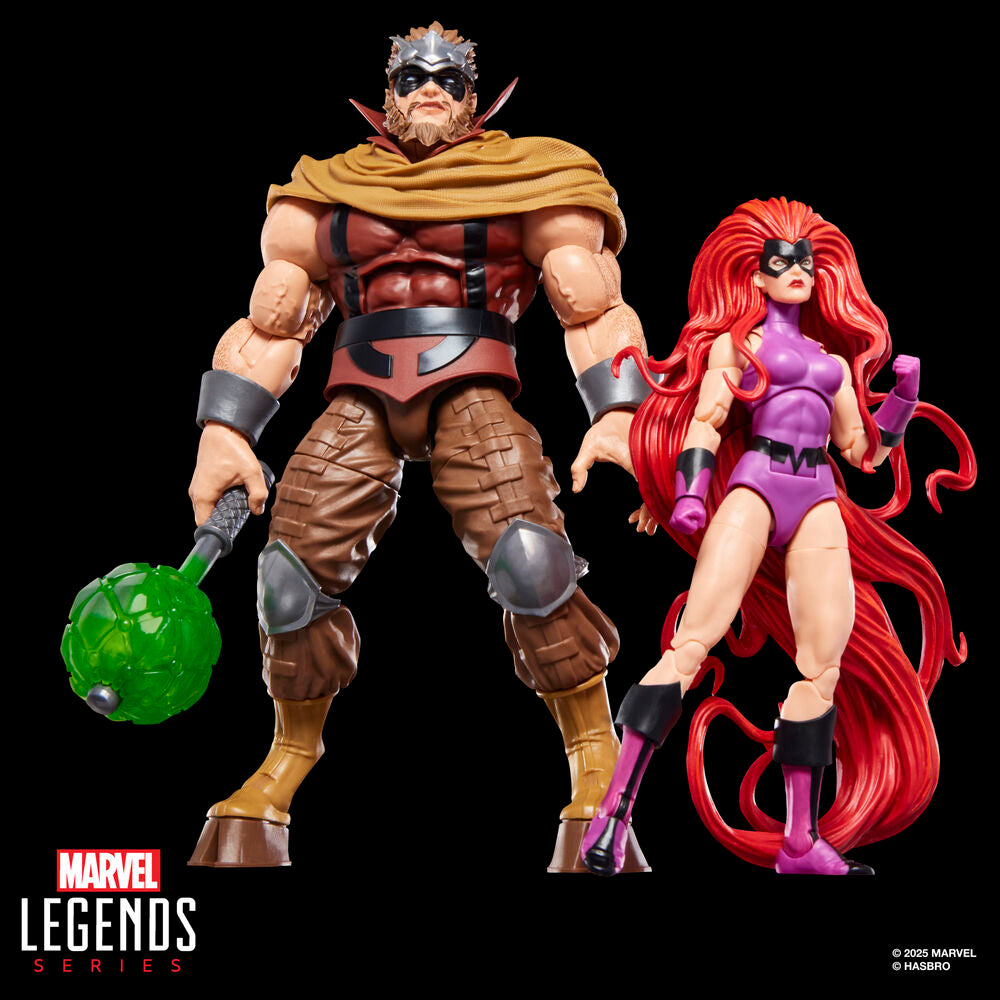 Marvel Legends Series Inhumans Medusa & Gorgon pack 2 figurer