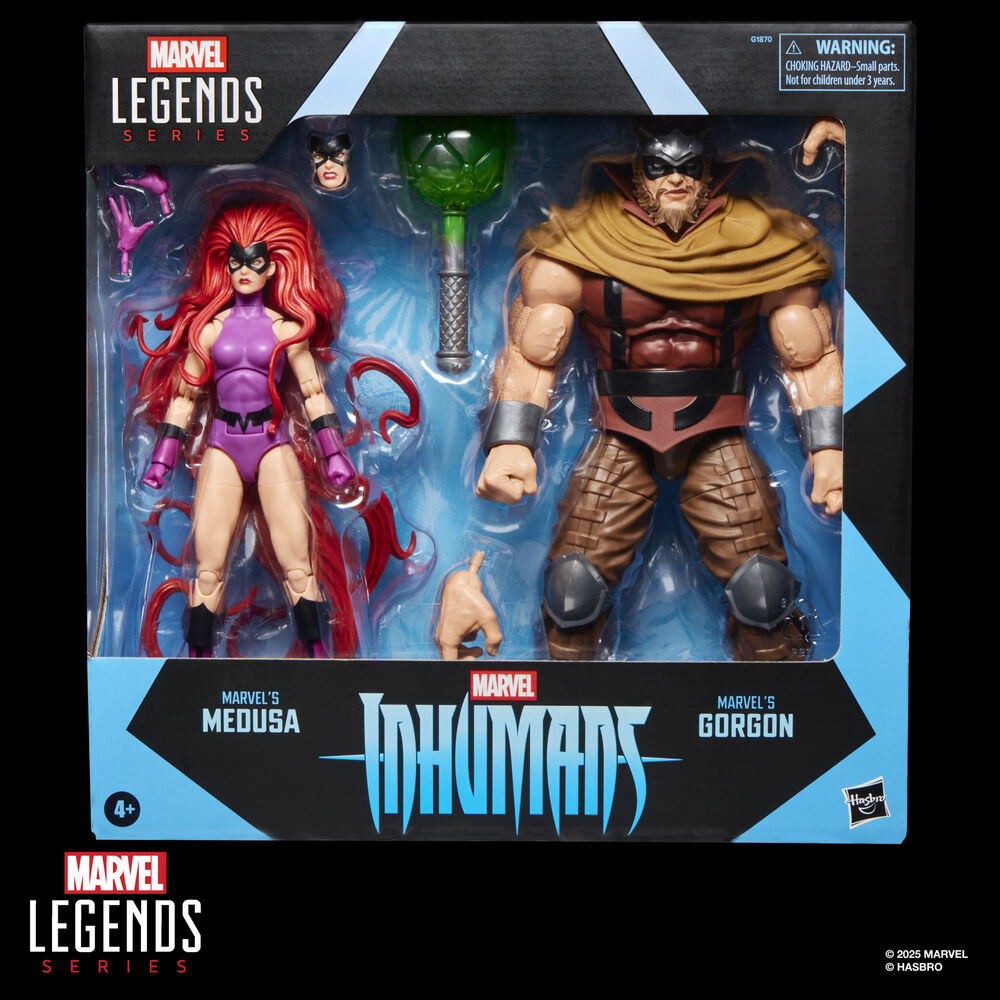 Marvel Legends Series Inhumans Medusa & Gorgon pack 2 figurer