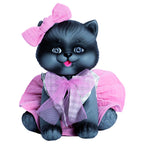 Reborn Baby Doll Hund och Katt - 23 cm Vinyldocka